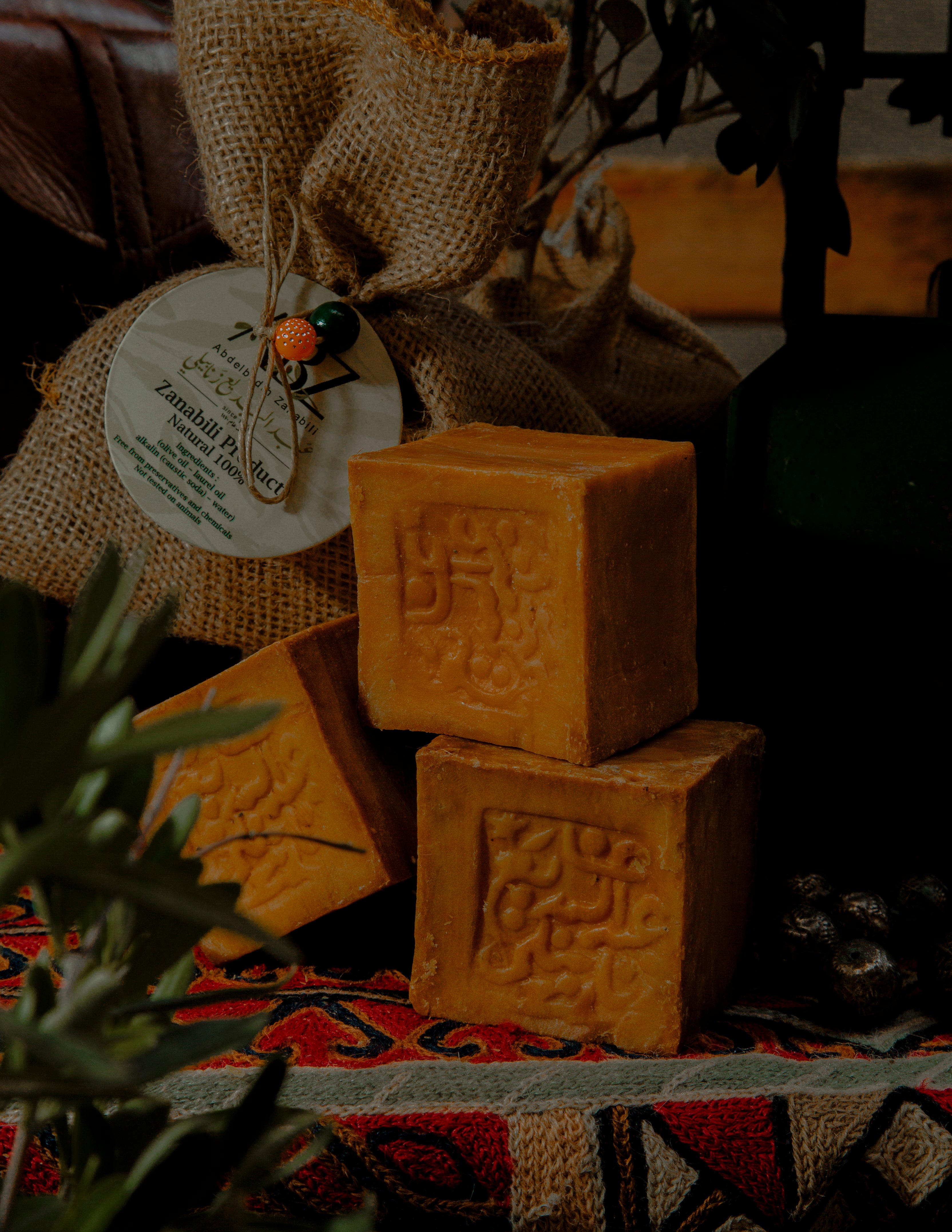 Zanabili Aleppo soap 70% laurel oil - approximately 200gr