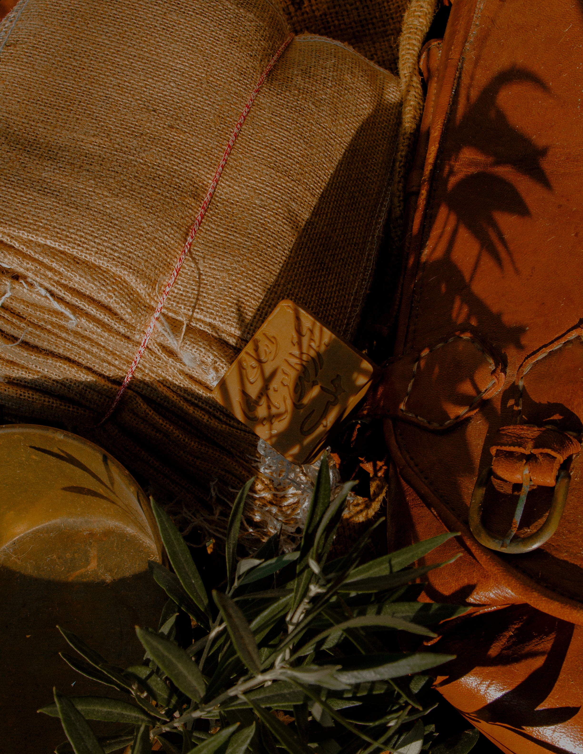 Aleppo soap scented with sandalwood and amber essence